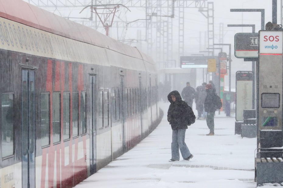 Снегопад в Москве