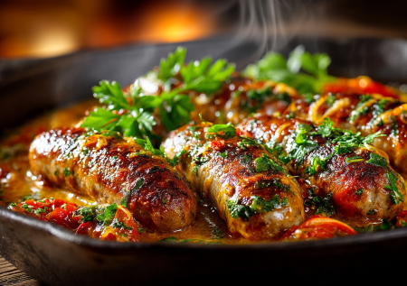 Финские сосиски в соусе — блюдо для холодного вечера. Густой, кремовый, с ноткой горчицы. Готовится в одной сковороде, съедается на ура