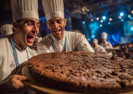 В Аргентине испекли рекордное печенье весом 720 килограммов