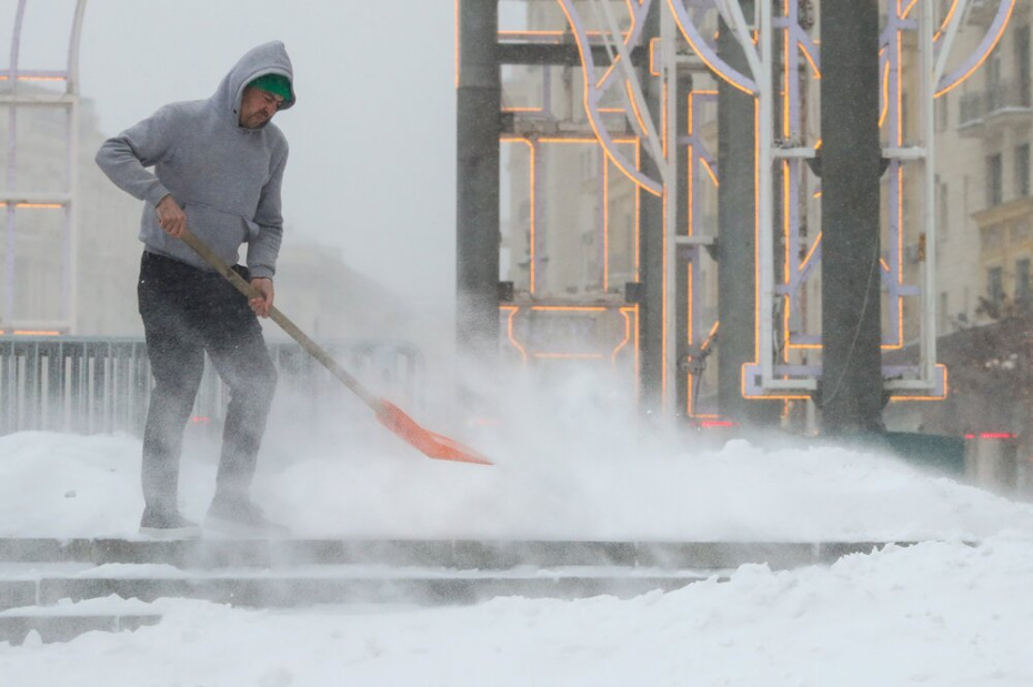 Снегопад в Москве
