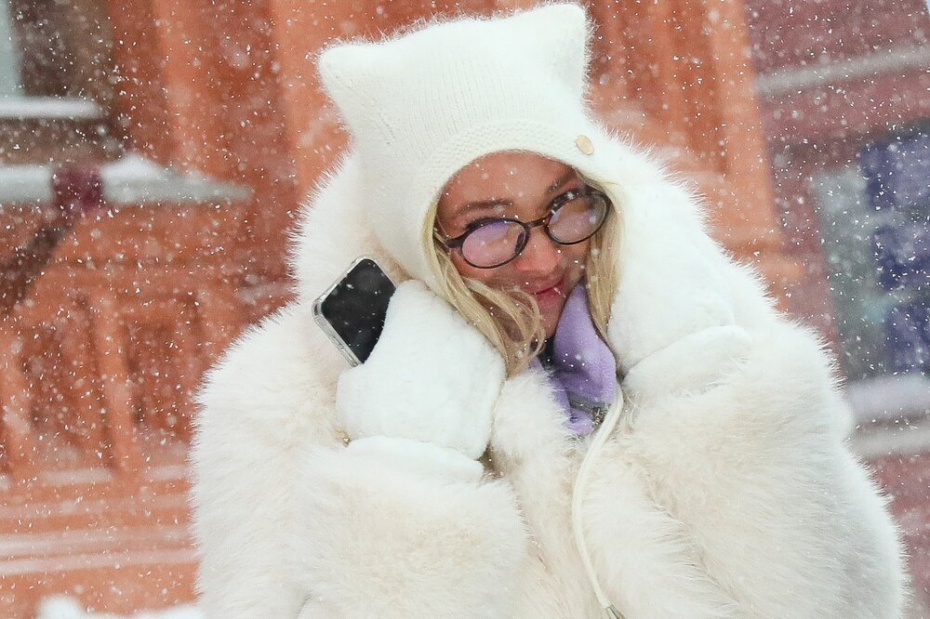 Снегопад в Москве