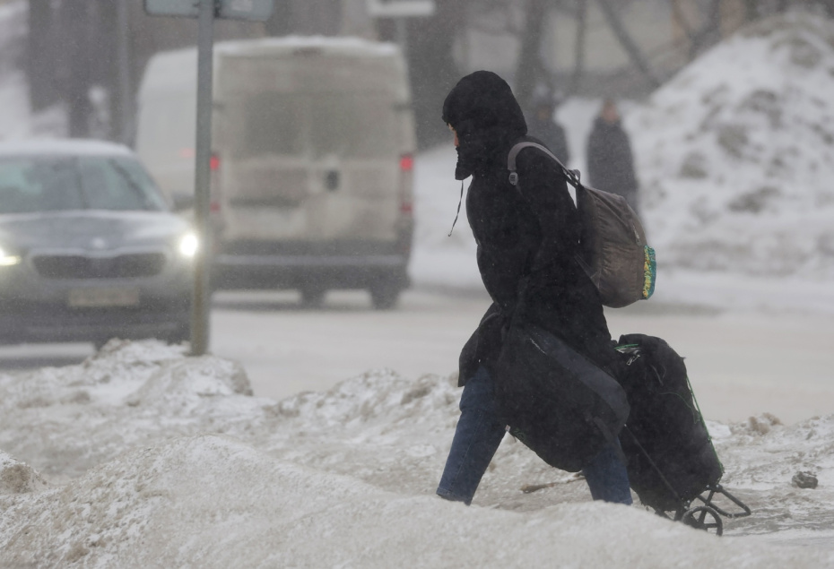 Снегопад в Москве