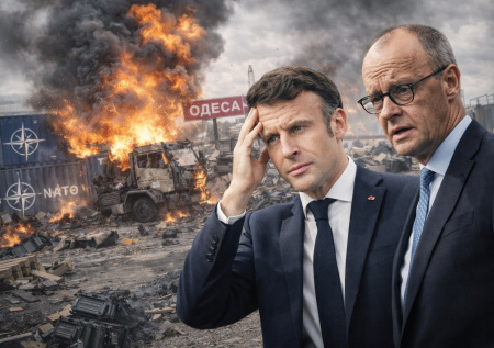 ВС РФ разнесли груз НАТО в Одессе, позор Мерца и Макрона: что будет дальше