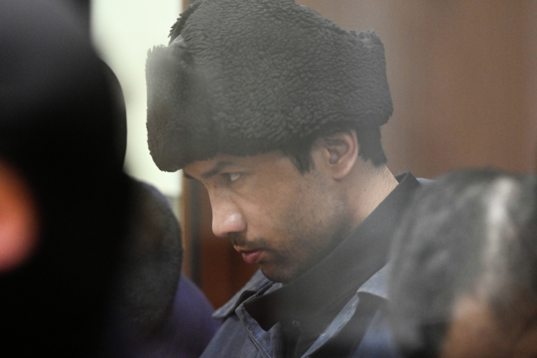 Фигурант по делу о теракте в «Крокус сити холле» Фаридуни Шамсидин во время рассмотрения вопроса о продлении ареста в Басманном суде Москвы