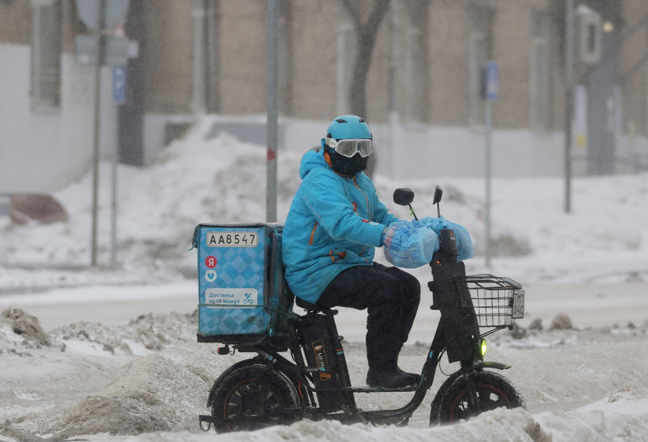 Снегопад в Москве
