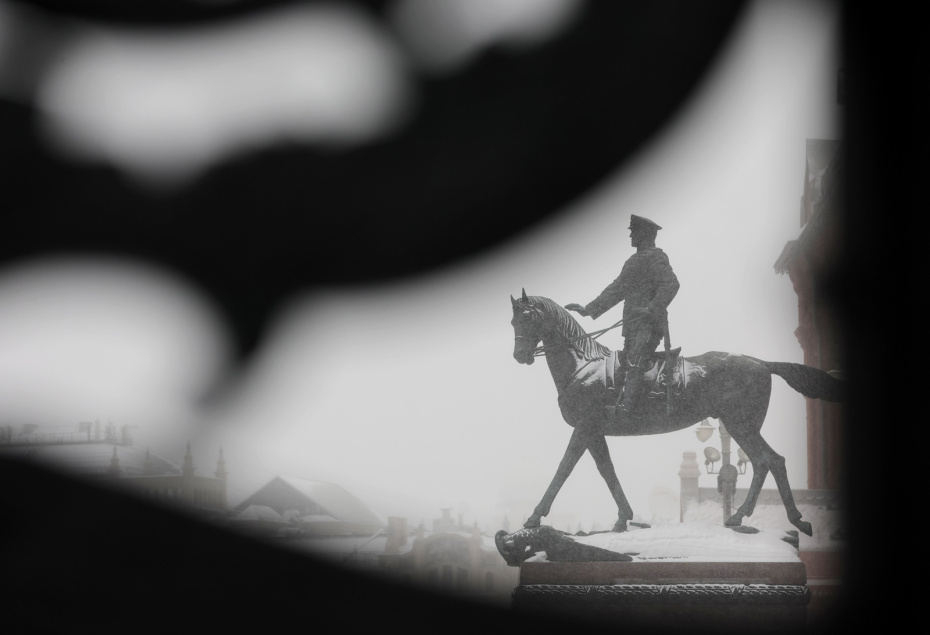 Снегопад в Москве