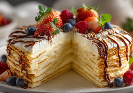 Блинная роскошь: готовим домашний чизкейк с творожным кремом — тает во рту