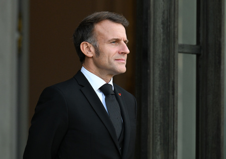 Макрона засняли на пробежке в Индии