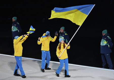 Россиянка возглавила украинскую сборную на церемонии открытия Олимпиады