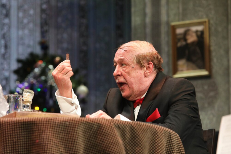 Михаил Ефремов на показе спектакля «Без свидетелей» перед премьерой на сцене театра Мастерская «12» Никиты Михалкова