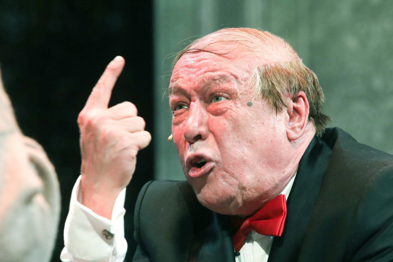 Михаил Ефремов на показе спектакля «Без свидетелей» перед премьерой на сцене театра Мастерская «12» Никиты Михалкова