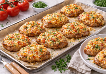 Вкусное горячее: свиная шейка по-французски — сочная, румяная и с нежным соусом