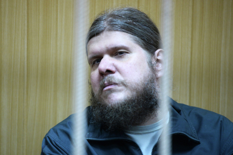 Лидер секты Андрей Попов в Тверском суде города Москвы, 2015 год