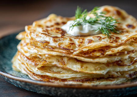 Луковые блины: понравятся даже тем, кто не любит лук! Готовим за 20 минут