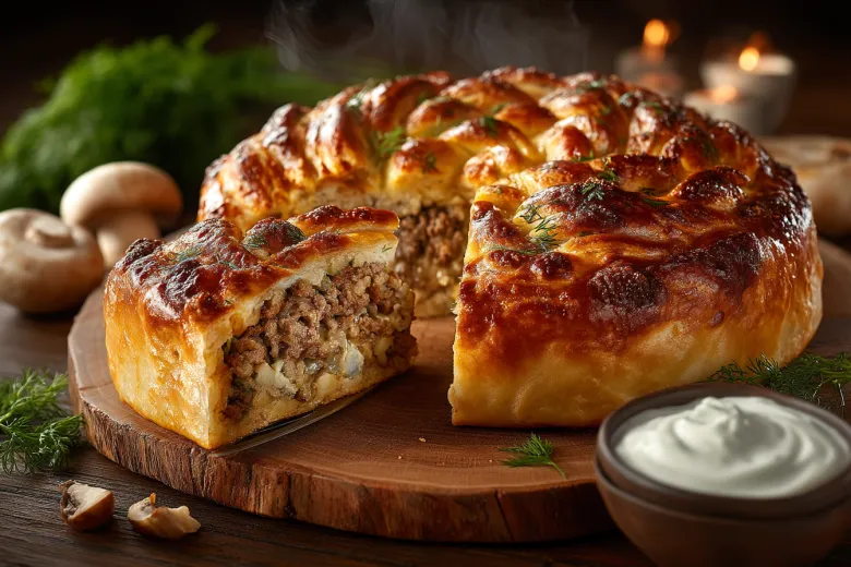 Кулебяка: рецепт русского пирога