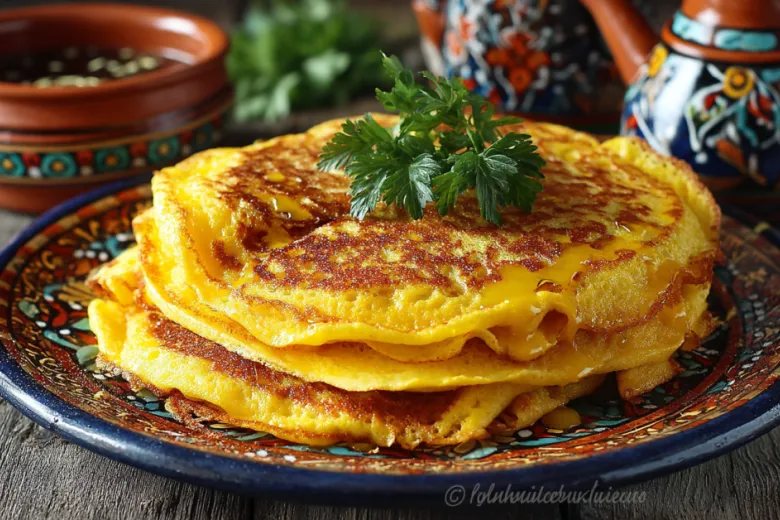 Антидепрессант в тарелке: готовим ярко-желтые блины с медом и сыром