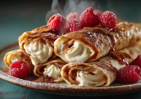 С чем подать блины: нежный крем без хлопот