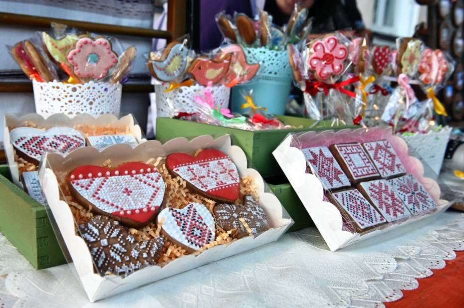 Кондитерские изделия на ярмарке ремесел Город мастеров в рамках Международного фестиваля искусств Славянский базар в Витебске