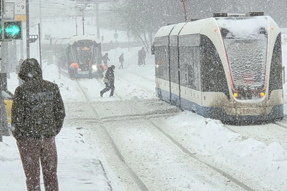 Снегопад в Москве. За сутки в столице прогнозируют выпадение свыше 60% месячной нормы осадков
