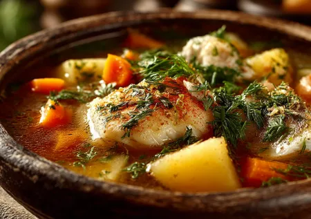 Рыбный суп на Масленицу — проще и быстрее ухи: ароматный и без костей!