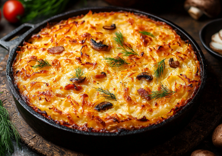 Харя — картофельный пирог с мясной начинкой: готовлю вместо обеда или ужина — без муки