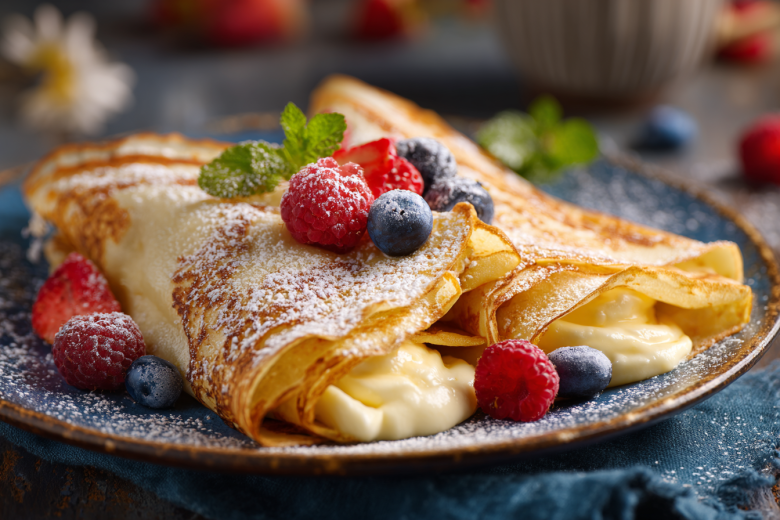 Секрет воздушной начинки: готовим блинные конвертики с суфле