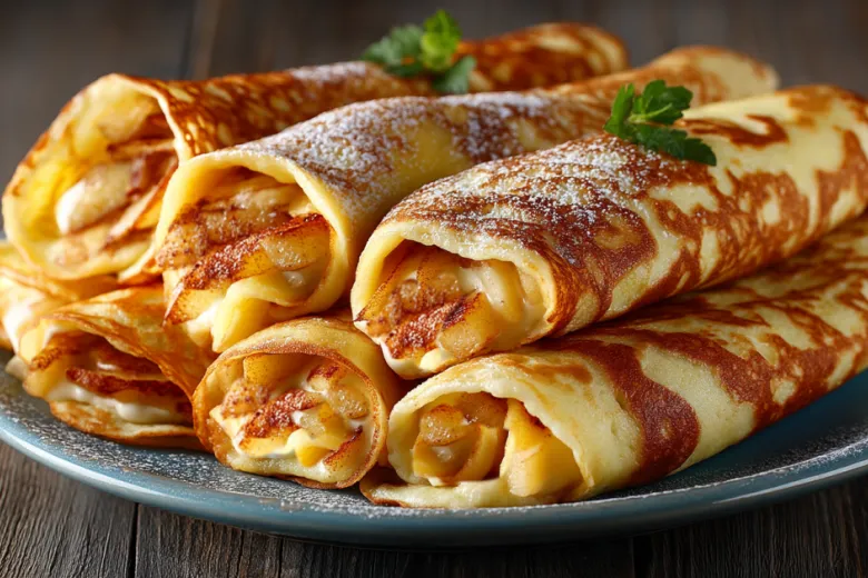 Проще простого: домашний рецепт блинчатых пирожков с яблоком