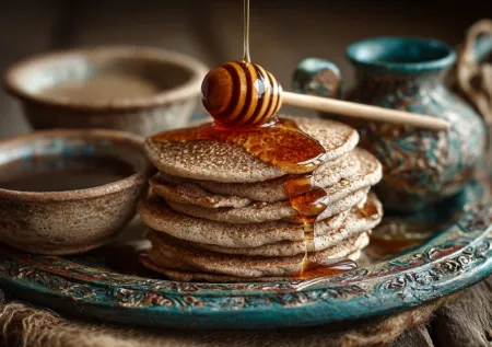 Дрожжевые блины из гречневой муки: готовим сытный русский завтрак