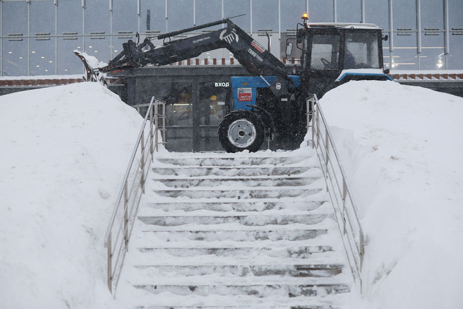Снегопад в Москве. За сутки в столице прогнозируют выпадение свыше 60% месячной нормы осадков