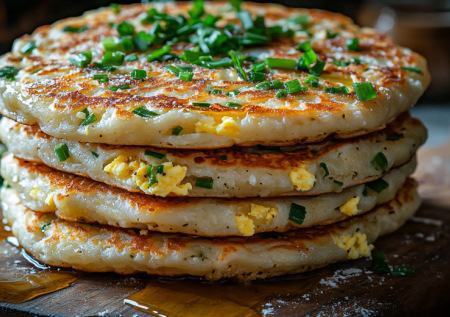 От обычных лепешек отказалась. Готовлю украинские веснянки с зеленым луком и яйцом — тесто на кефире, а вкус — отпад