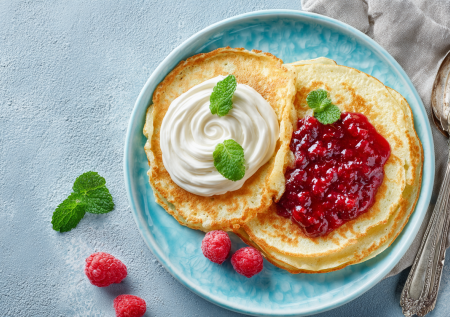 Творожно-рисовые блины: нежные, как ленивые вареники, и такие же простые!