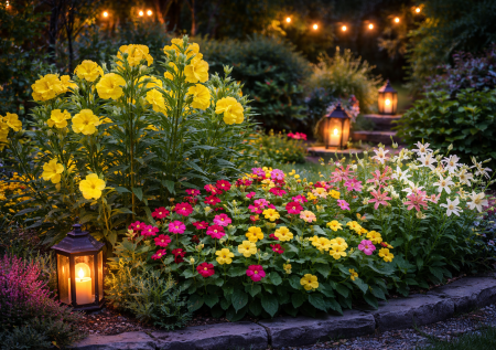 Три многолетника-вечерника для сада: «ночная красавица», «ночная свеча» и душистый табак — красота, аромат и минимум ухода