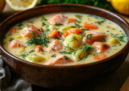 Беру баночку горбуши и готовлю по-быстрому суп «Минутка»: работы на 15 минут, хватит на 3 дня