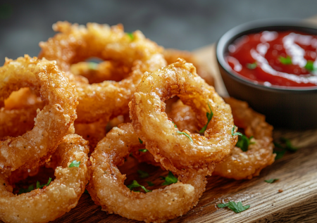 Эти луковые кольца стали моим секретным «оружием» для гостей — готовятся за 10 минут и всегда улетают первыми