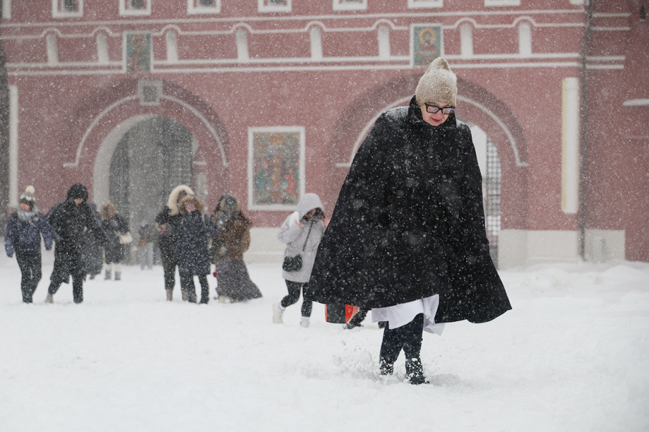 Снегопад в Москве. За сутки в столице прогнозируют выпадение свыше 60% месячной нормы осадков