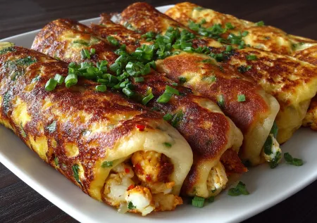 Блинчатые пирожки с тофу: легкий веганский хит