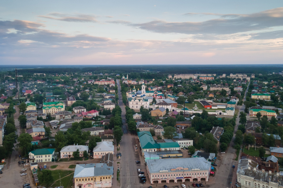 Панорамный вид на Углич