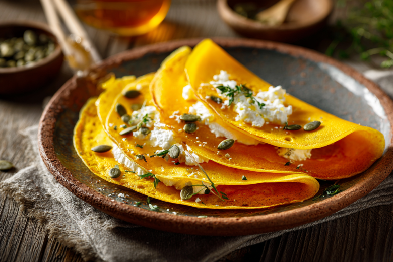 Худеем на Масленицу: готовим полезные тыквенные блины