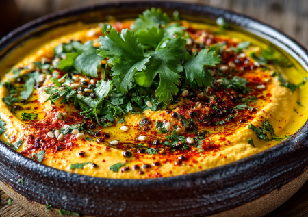 Случайно смешал морковь с тахини и восточными специями — теперь не покупаю хумус вообще. Эта намазка в 100 раз интереснее!