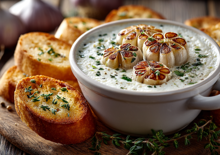 Забудьте про магазинные соусы. Этот гарлик дип божественен. Нежный, ароматный, с пикантной ноткой. Берите рецепт!