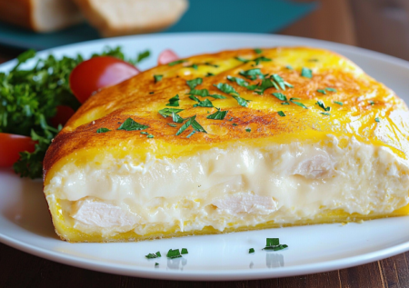 Про омлет на сковороде забыла! Делаю пуляр по-французски — получается нежнее и вкуснее обычного