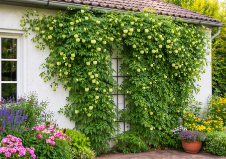 Растение-экзот с чудными коробочками вырастает до 3 метров: лиана-однолетник украсит стену, беседку или альпийскую горку