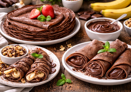 Блинно-шоколадное раздолье на Масленицу! Рецепт беспроигрышных блинов + 2 начинки