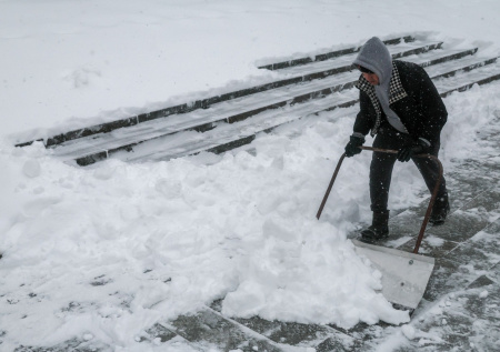 В Москве зафиксировали рекордную высоту снежного покрова