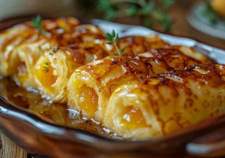 Домашние блинчатые пирожки: десерт мечты за час