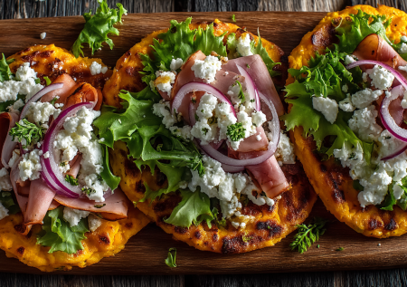 Морковные лепешки — тренд, покоривший соцсети! Хрустящие сырные края, нежная основа и любимая начинка. Идеальный завтрак