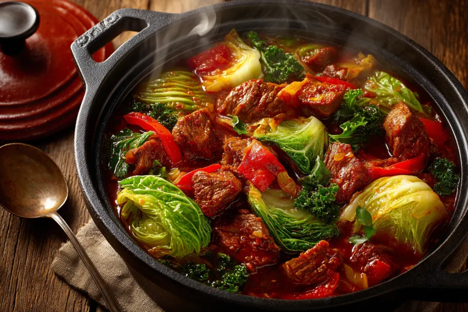 Пекинская капуста с мясом