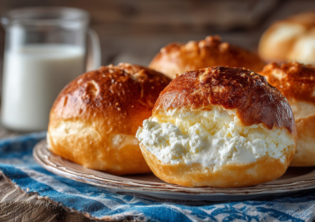 Сдобная классика: готовим на Масленицу домашние ватрушки
