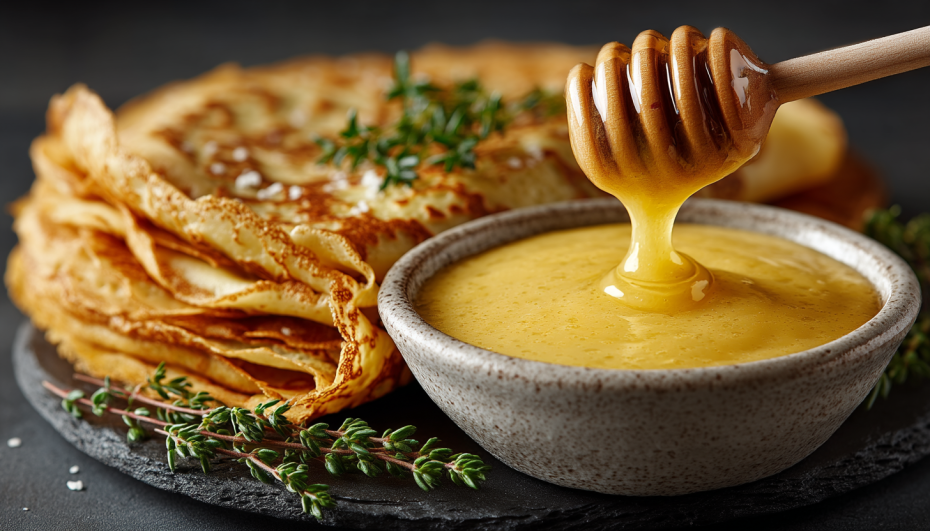 Блины с медом