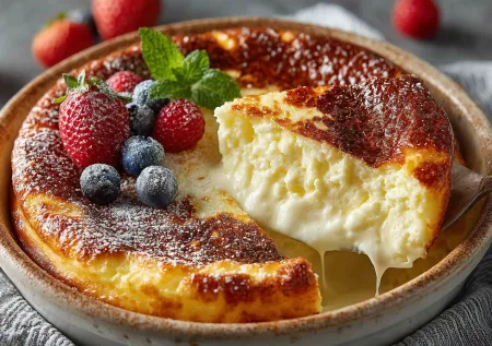 Быстрая творожная запеканка — вкус как в детстве: готовим за полчаса